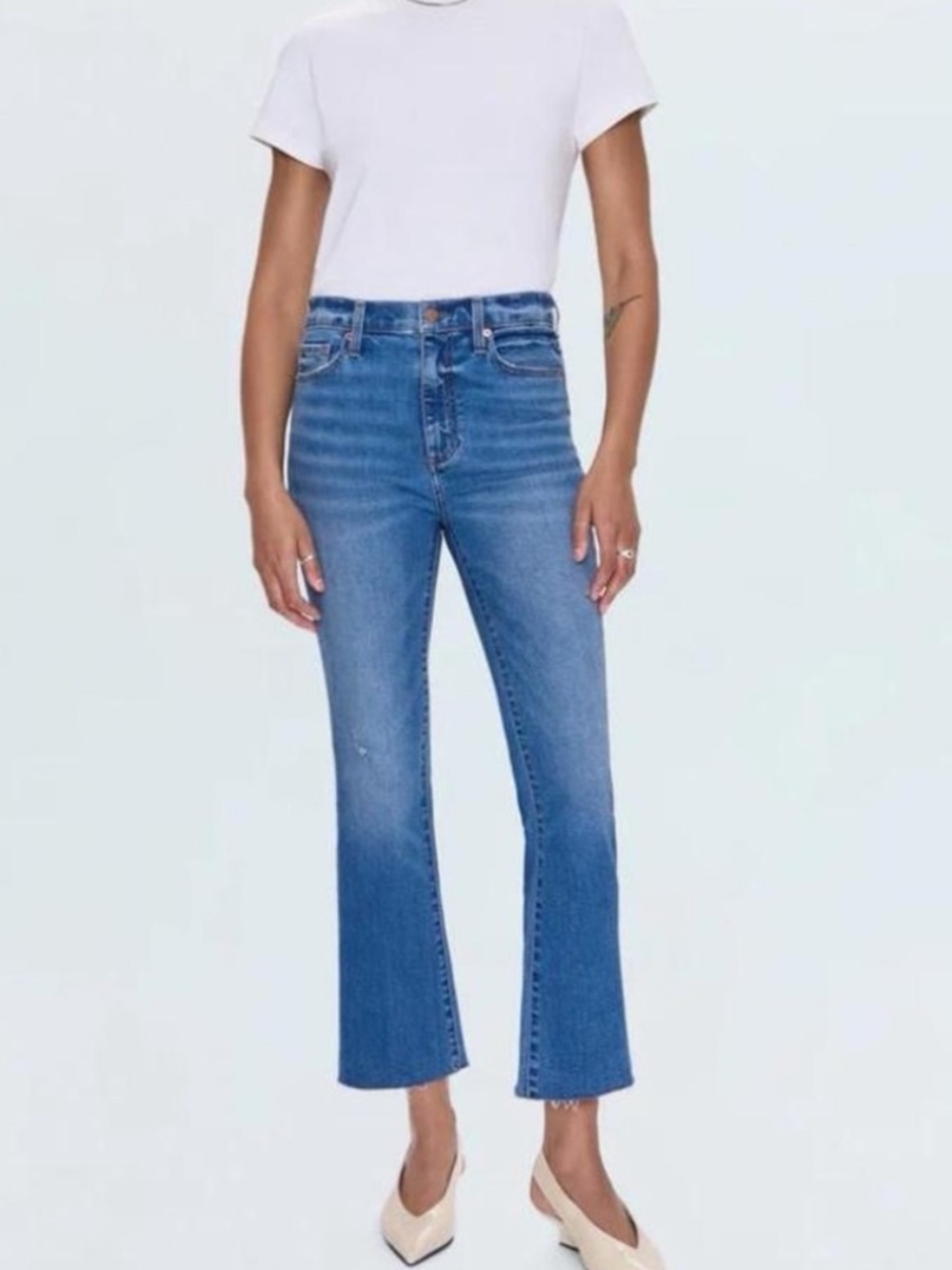 Pistola LENNON High Rise Crop Boot Jean